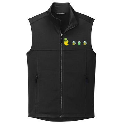 St Patricks Day Funny Drinking Beer Collective Smooth Fleece Vest