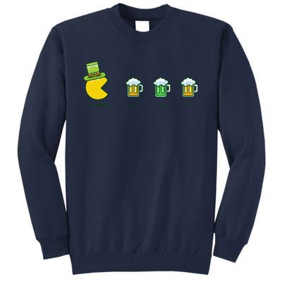 St Patricks Day Funny Drinking Beer Tall Sweatshirt