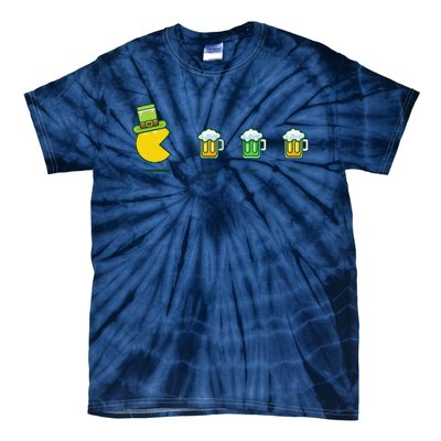 St Patricks Day Funny Drinking Beer Tie-Dye T-Shirt