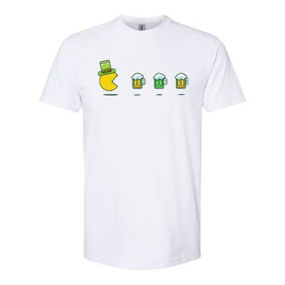 St Patricks Day Funny Drinking Beer Softstyle CVC T-Shirt