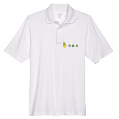 St Patricks Day Funny Drinking Beer Men's Origin Performance Pique Polo