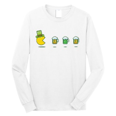 St Patricks Day Funny Drinking Beer Long Sleeve Shirt