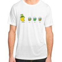 St Patricks Day Funny Drinking Beer Adult ChromaSoft Performance T-Shirt