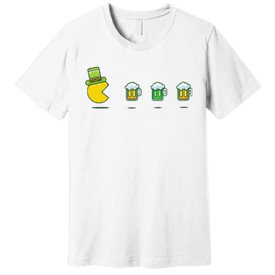 St Patricks Day Funny Drinking Beer Premium T-Shirt