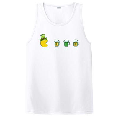 St Patricks Day Funny Drinking Beer PosiCharge Competitor Tank