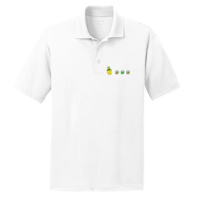 St Patricks Day Funny Drinking Beer PosiCharge RacerMesh Polo