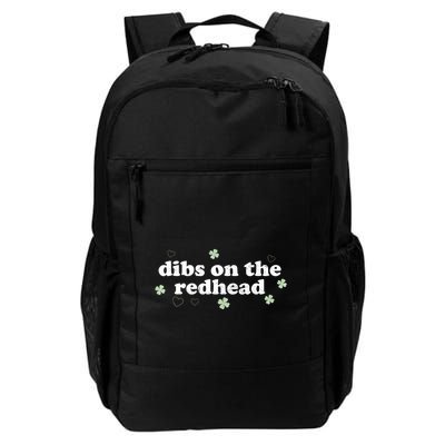 St PatrickS Day Dibs On The Redhead Shamrock Daily Commute Backpack