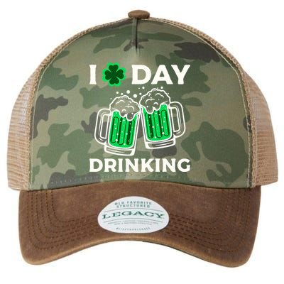 St Patricks Day I Love Day Drinking Funny Gifts Beer Lover Legacy Tie Dye Trucker Hat