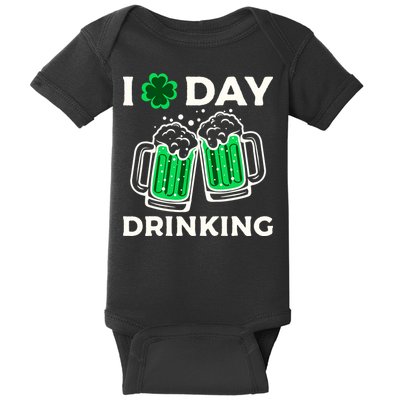 St Patricks Day I Love Day Drinking Funny Gifts Beer Lover Baby Bodysuit