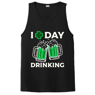 St Patricks Day I Love Day Drinking Funny Gifts Beer Lover PosiCharge Competitor Tank