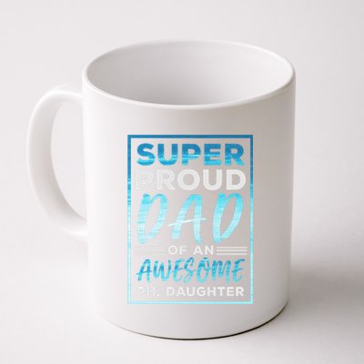 Super Proud Dad Fathers Day Phd Doctorate Graduate Daughter Cute Gift Coffee Mug