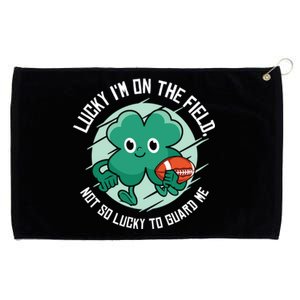 St Patrick's Day American Football Shamrock Clover Rugby Gift Grommeted Golf Towel