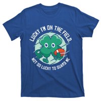 St Patrick's Day American Football Shamrock Clover Rugby Gift T-Shirt