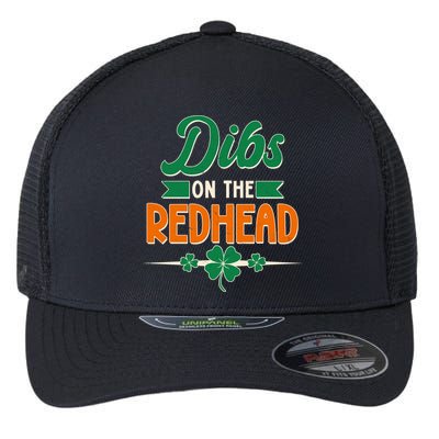 St. Patrick's Day Dibs On The Redhead Flexfit Unipanel Trucker Cap