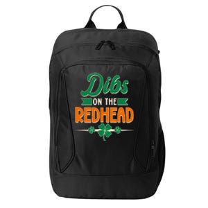 St. Patrick's Day Dibs On The Redhead City Backpack