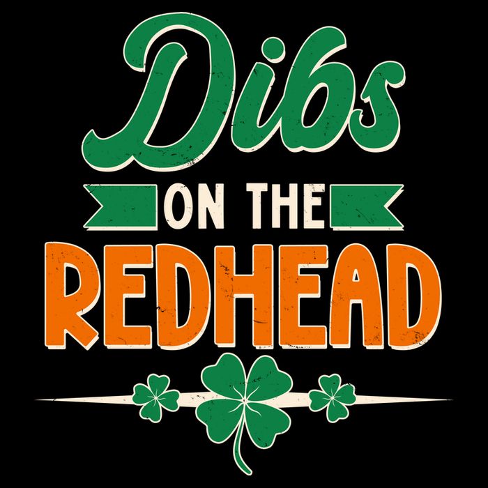 St. Patrick's Day Dibs On The Redhead 7-Panel Snapback Hat