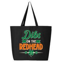 St. Patrick's Day Dibs On The Redhead 25L Jumbo Tote