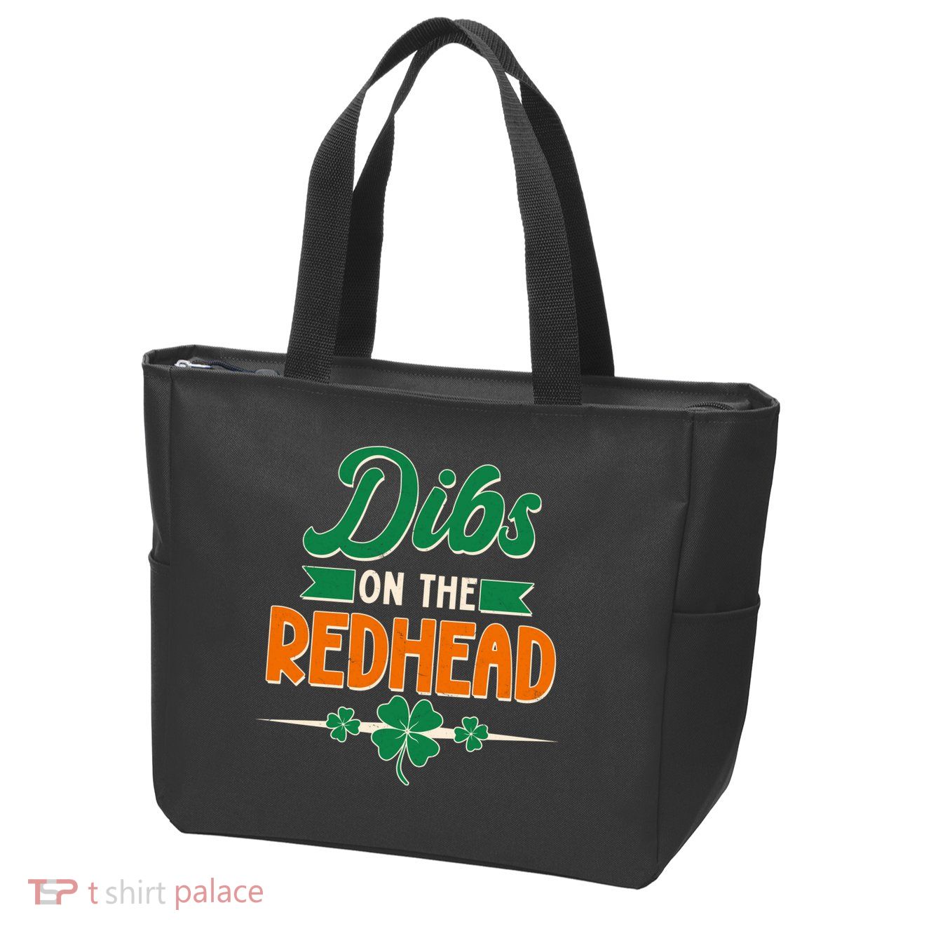 St. Patrick's Day Dibs On The Redhead Zip Tote Bag