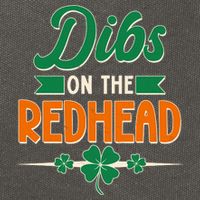 St. Patrick's Day Dibs On The Redhead Cotton Canvas Backpack