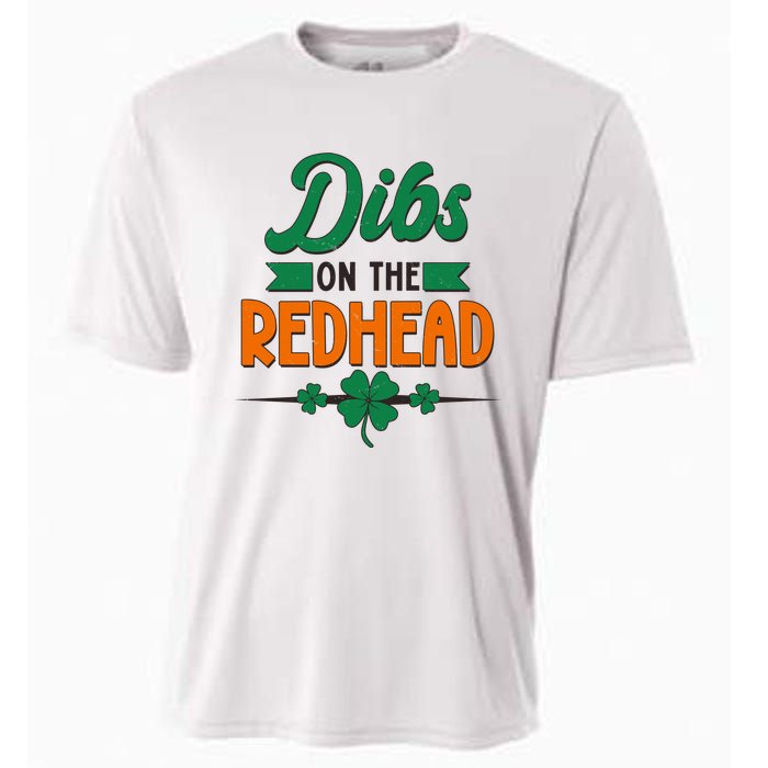 St. Patrick's Day Dibs On The Redhead Cooling Performance Crew T-Shirt