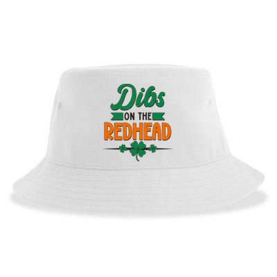 St. Patrick's Day Dibs On The Redhead Sustainable Bucket Hat
