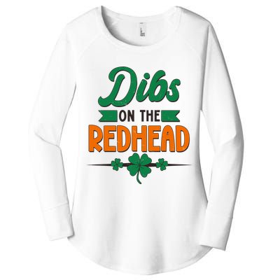 St. Patrick's Day Dibs On The Redhead Women's Perfect Tri Tunic Long Sleeve Shirt