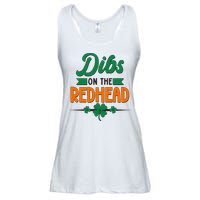 St. Patrick's Day Dibs On The Redhead Ladies Essential Flowy Tank