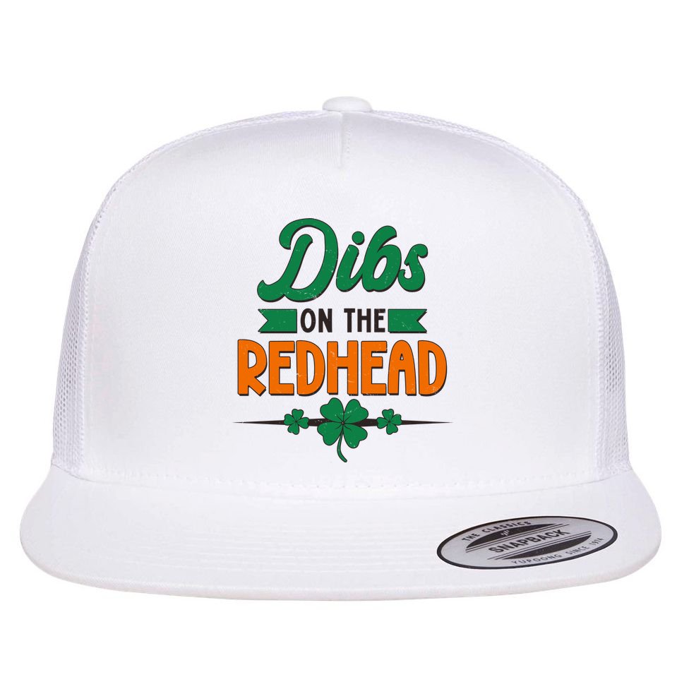 St. Patrick's Day Dibs On The Redhead Flatbill Hat