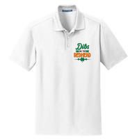 St. Patrick's Day Dibs On The Redhead Dry Zone Grid Polo