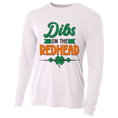 St. Patrick's Day Dibs On The Redhead Cooling Performance Long Sleeve Crew