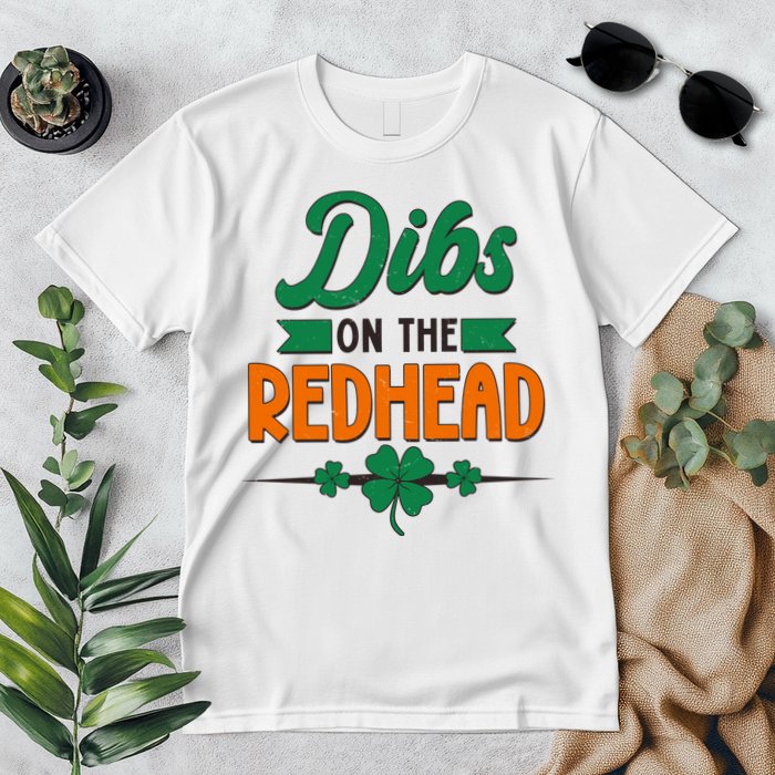 St. Patrick's Day Dibs On The Redhead Premium T-Shirt