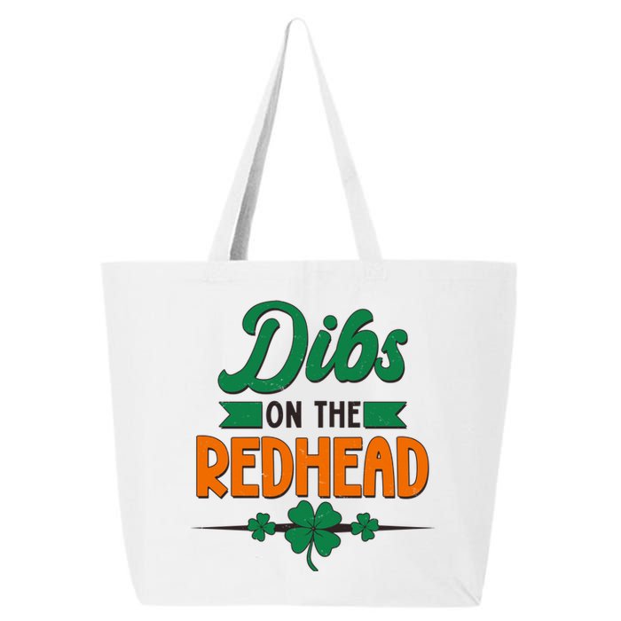 St. Patrick's Day Dibs On The Redhead 25L Jumbo Tote