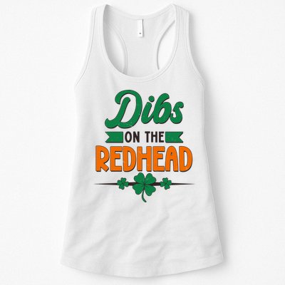 St. Patrick's Day Dibs On The Redhead Womens Tank Top