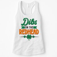 St. Patrick's Day Dibs On The Redhead Womens Tank Top