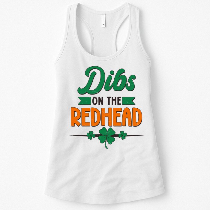 St. Patrick's Day Dibs On The Redhead Womens Tank Top