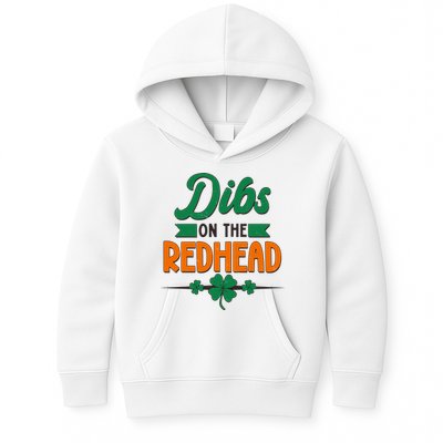 St. Patrick's Day Dibs On The Redhead Kids Hoodie