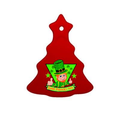 St Patricks Day Ceramic Tree Ornament