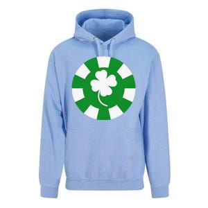 Saint Patrick's Day Four Leaf Clover Poker Chip Casinos Unisex Surf Hoodie