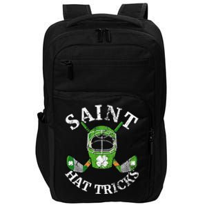 St. Patrick's Day Saint Hatricks Hockey Shamrock S Impact Tech Backpack