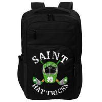 St. Patrick's Day Saint Hatricks Hockey Shamrock S Impact Tech Backpack