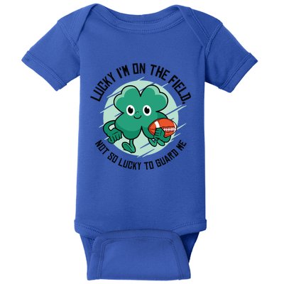 St Patrick's Day American Football Shamrock Clover Rugby Great Gift Baby Bodysuit