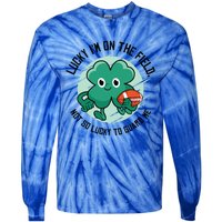 St Patrick's Day American Football Shamrock Clover Rugby Great Gift Tie-Dye Long Sleeve Shirt