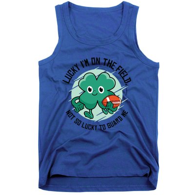 St Patrick's Day American Football Shamrock Clover Rugby Great Gift Tank Top