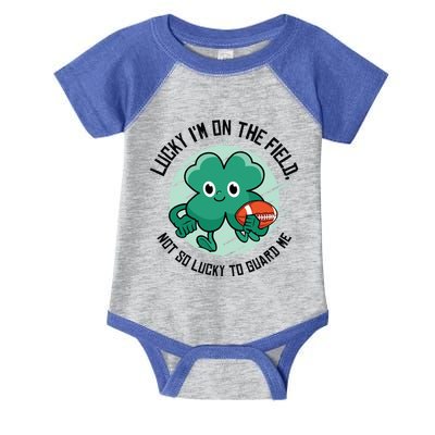 St Patrick's Day American Football Shamrock Clover Rugby Great Gift Infant Baby Jersey Bodysuit