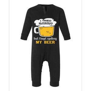 St Patrick's Day Drinking Infant Fleece One Piece