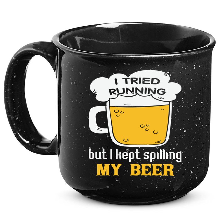 St Patrick's Day Drinking 15oz Campfire Ceramic Mug