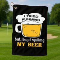 St Patrick's Day Drinking Golf Towel