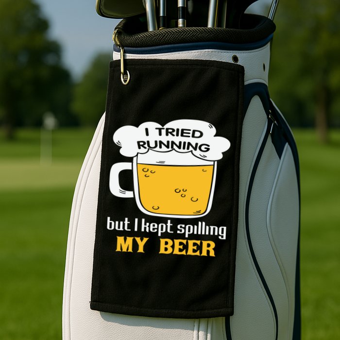 St Patrick's Day Drinking Golf Towel