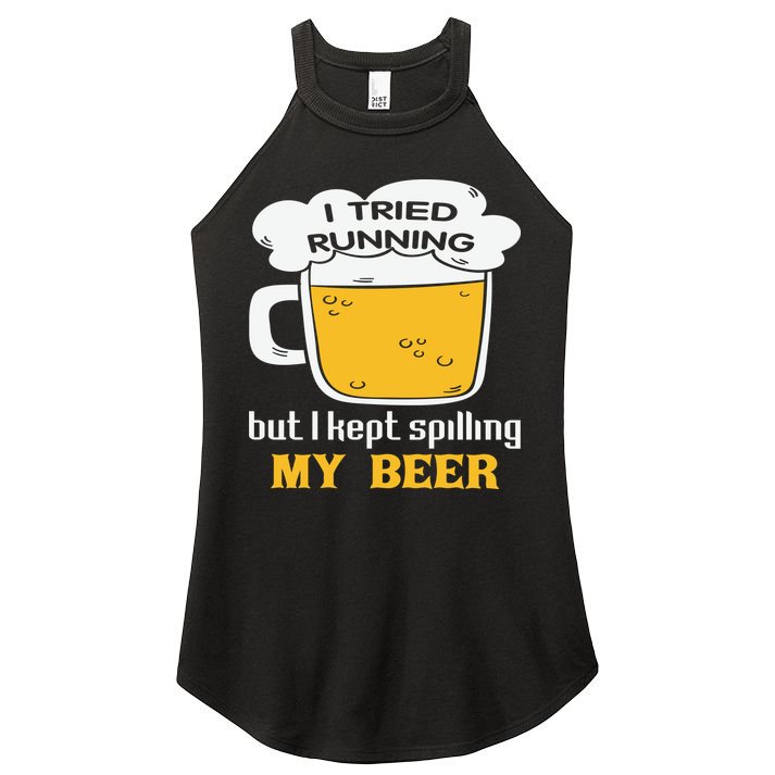 St Patrick's Day Drinking Women's Perfect Tri Rocker Tank