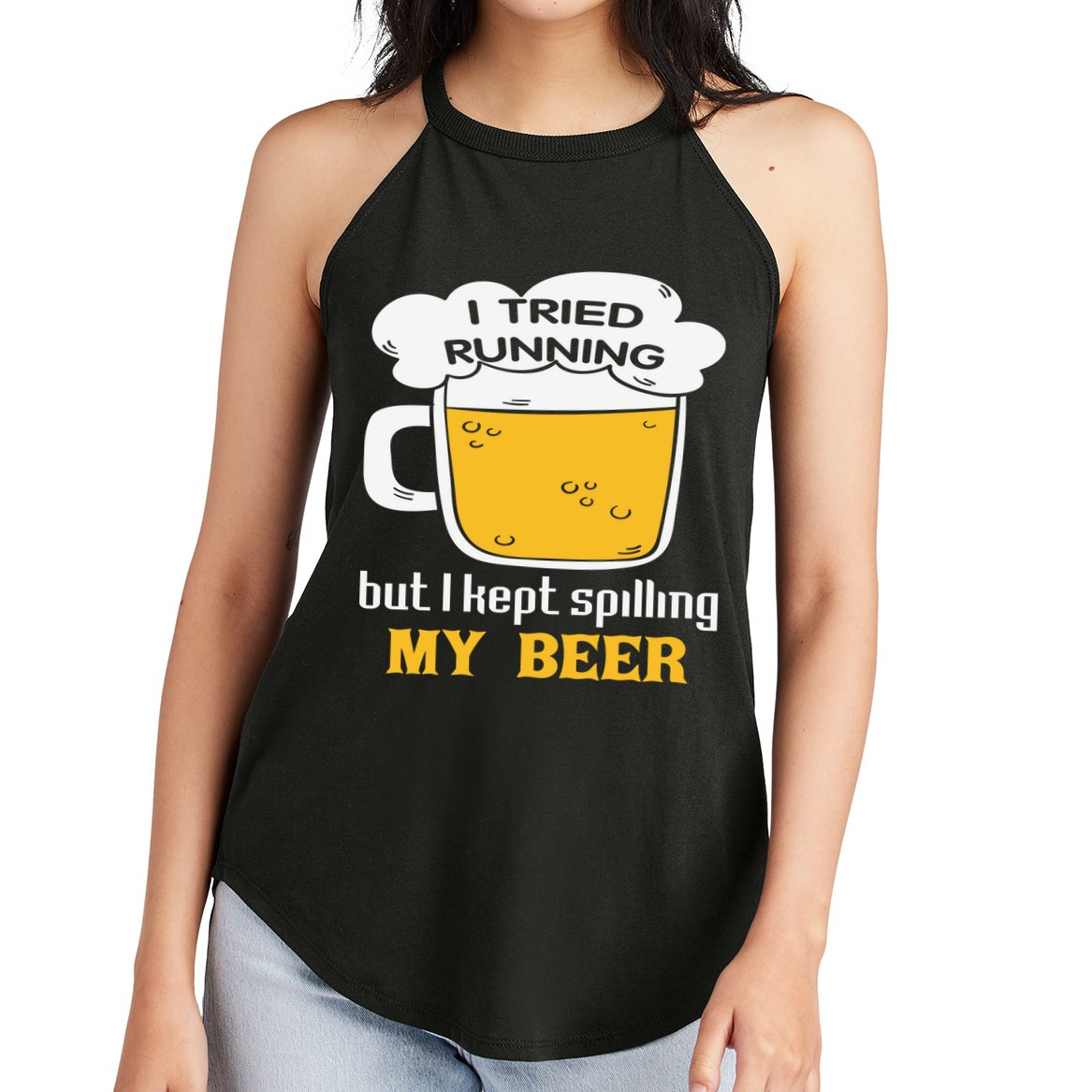 St Patrick's Day Drinking Women's Perfect Tri Rocker Tank